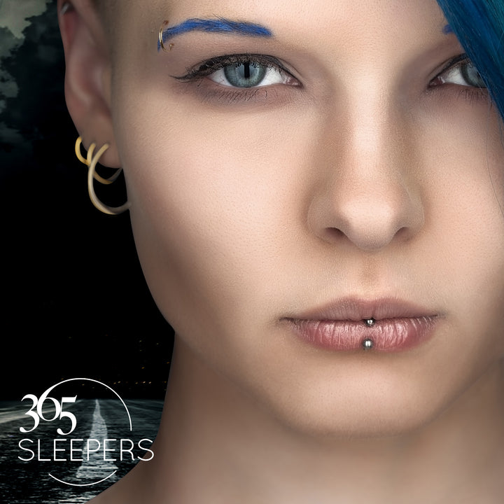 1 Stück Edelstahl 16G 14G 12G 10G Circular Barbell Hufeisen-Piercing mit Innengewinde 6mm - 12mm