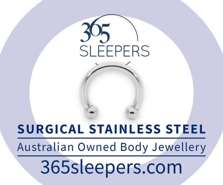 1 Stück Edelstahl 16G 14G 12G 10G Circular Barbell Hufeisen-Piercing mit Innengewinde 6mm - 12mm