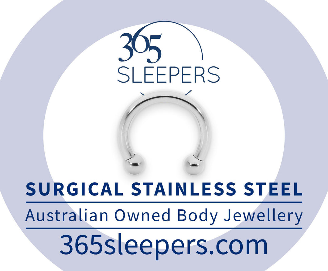 1 Piece Stainless Steel 20G - 2G Circular Barbell Horseshoe Bar Body Piercing
