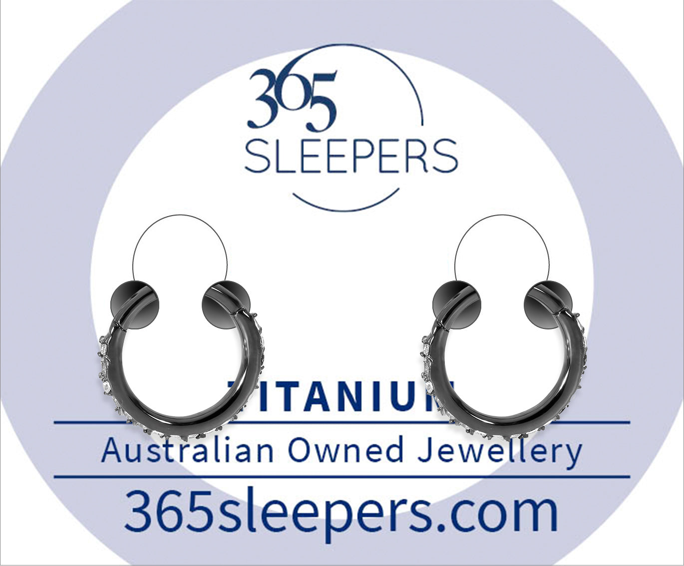 Titanium sleeper sale earrings