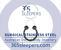 1 Piece 16G Stainless Steel Cross Hinged Hoop Segment Ring Piercing Earring