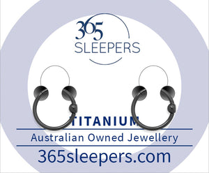 1 Pair 18G Titanium Gem Ball Closure Ring BCR Hinged Hoop Segment Rings Sleeper Earrings