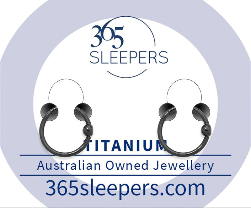 1 Pair 18G Titanium Gem Ball Closure Ring BCR Hinged Hoop Segment Rings Sleeper Earrings