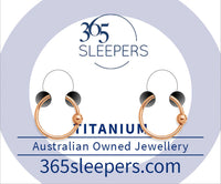 1 Pair 18G Titanium Gem Ball Closure Ring BCR Hinged Hoop Segment Rings Sleeper Earrings