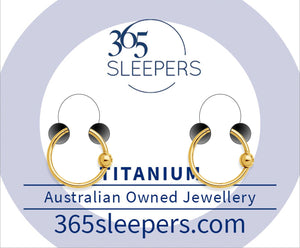 1 Pair 18G Titanium Gem Ball Closure Ring BCR Hinged Hoop Segment Rings Sleeper Earrings