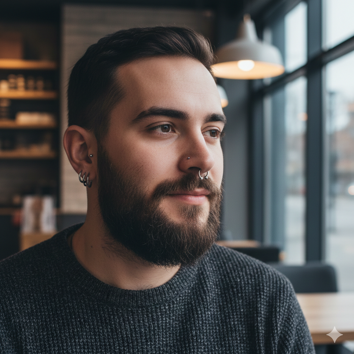 1 Piece Stainless Steel 16G 14G 12G 10G Internally Threaded Circular Barbell Horseshoe Bar Piercing 6mm - 12mm