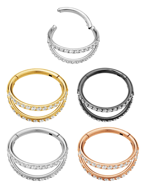 thumbnail image 2 of 365 SLEEPERS Sterling Silver Hinged Hoop Septum Helix Tragus Nose Ring Sleeper Earrings - Hand Made In Australia - Nickel Free Hypoallergenic (10mm 2 of 12