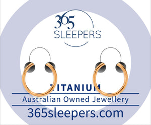 1 Pair 16G (thickest) Titanium Polished Hinged Hoop Segment Rings Sleeper Earrings