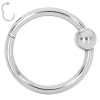 1 Piece 20G 18G 16G 14G Titanium Ball Closure BCR Hinged Hoop Segment Ring Sleeper Earring Body Piercing
